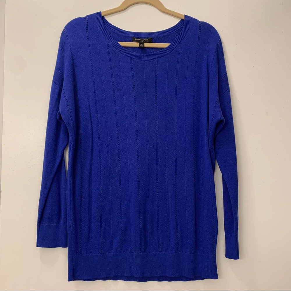 Banana Republic Factory Cobalt Blue Sweater in M